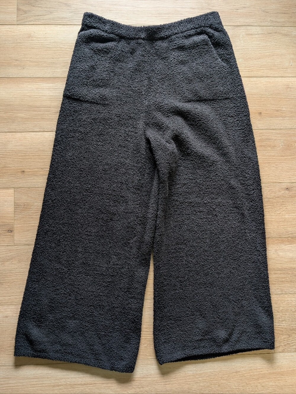 Torrid Sleep Black Teddy Wide Leg Lounge pants